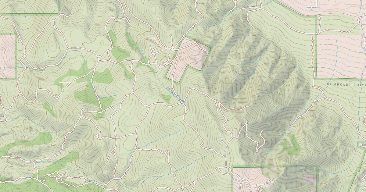 Map preview of RED METAL MINE ROAD