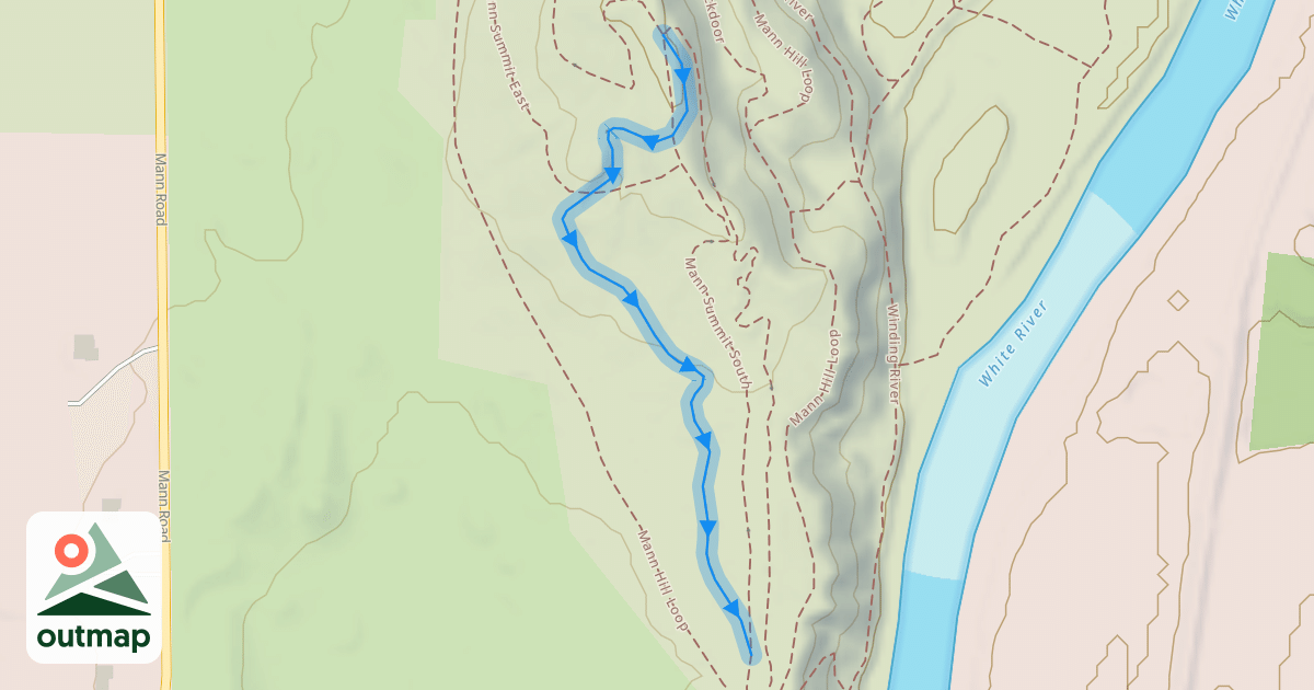 Map of Big Fire South