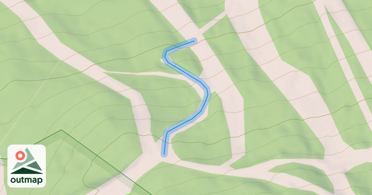 Map of Lower cat track