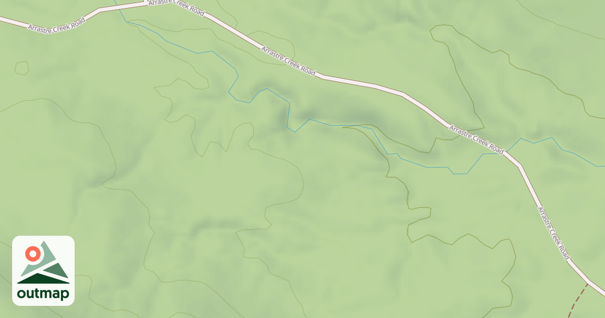 Map of ARRASTRE CREEK SPUR