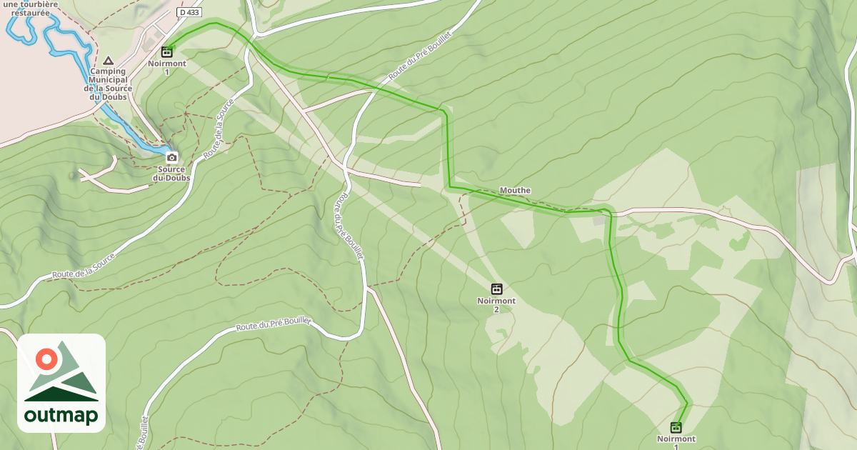 Map of La Grangette