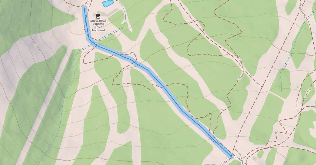Map preview of Snow Bowl Alley