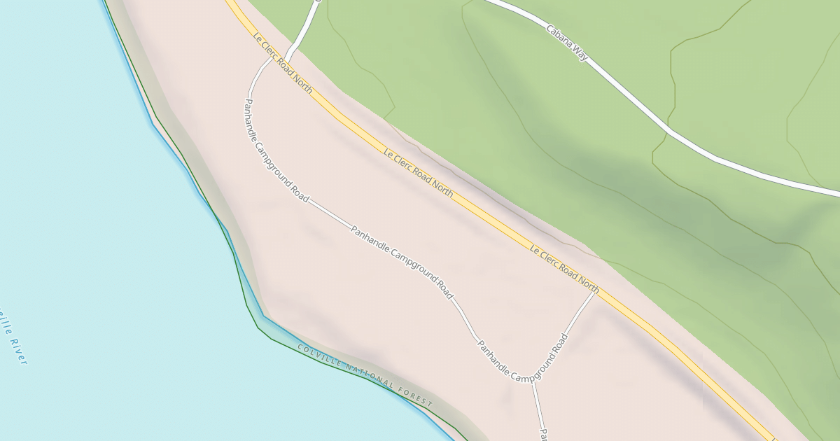 Map preview of PANHANDLE CAMPGROUND