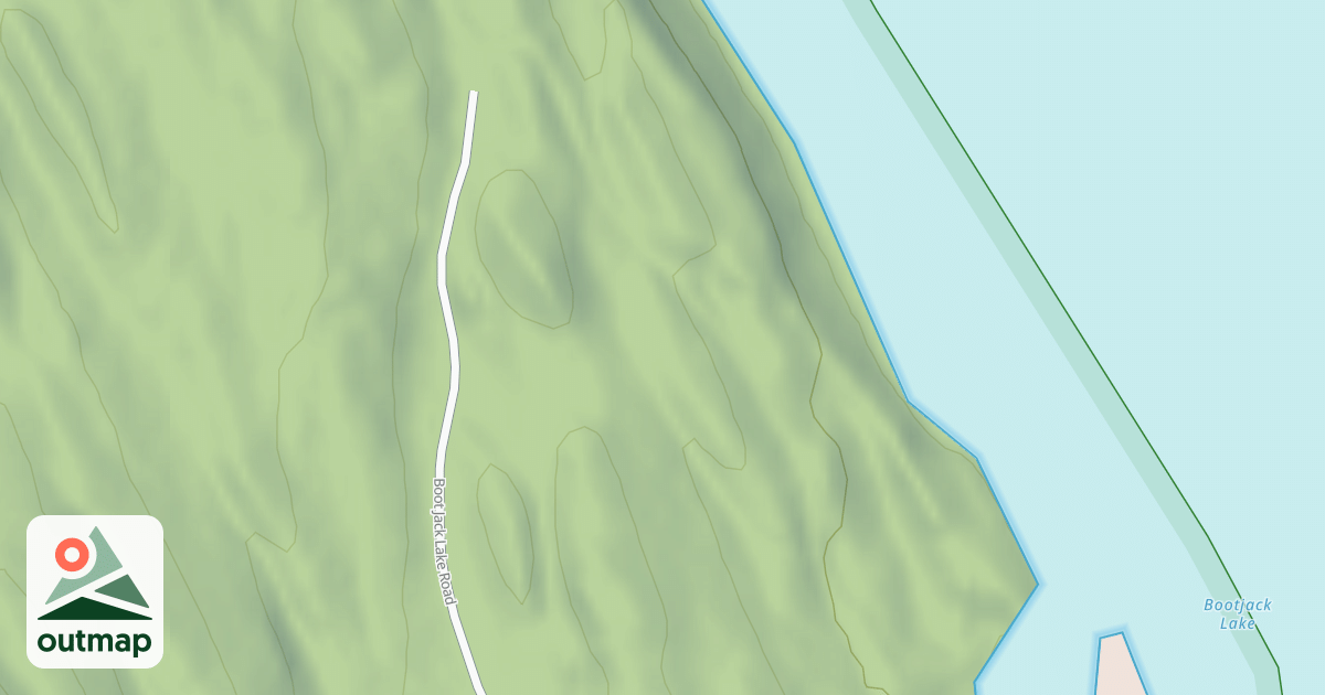 Map of BOOTJACK LAKE ACCESS