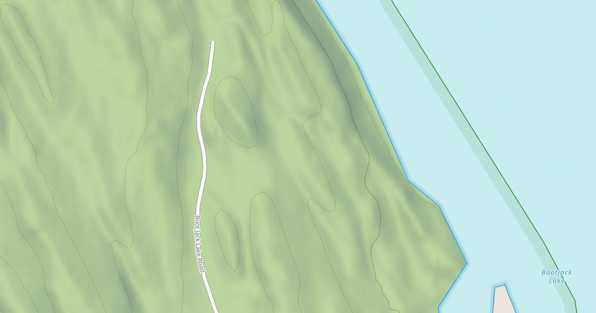 Map preview of BOOTJACK LAKE ACCESS