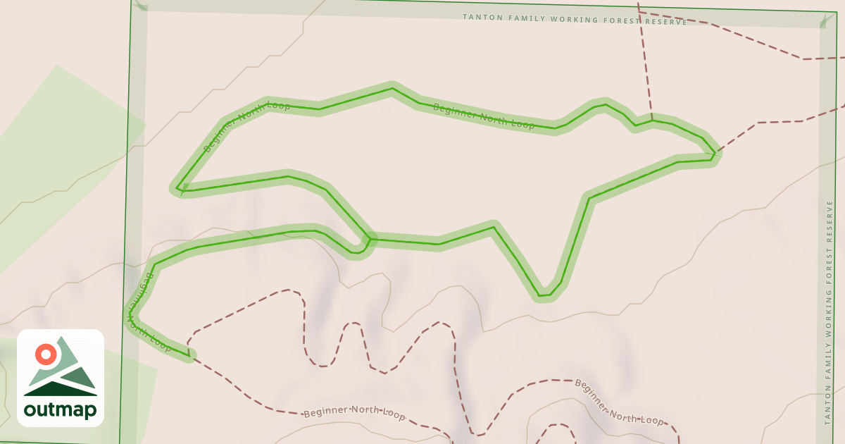 Map of Beginner North Loop