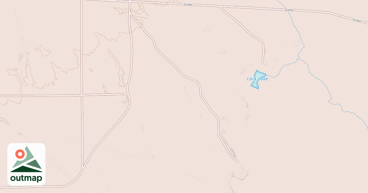 Map of LARD LAKE