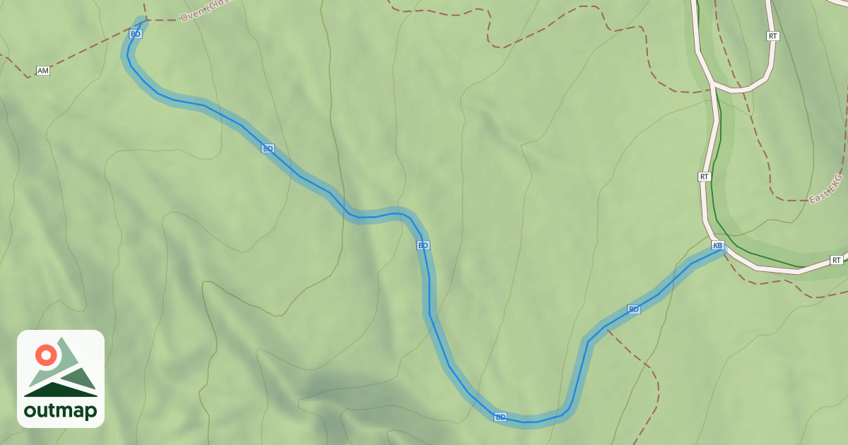 Map of Back Door (Closed December 1 - Jun 15)