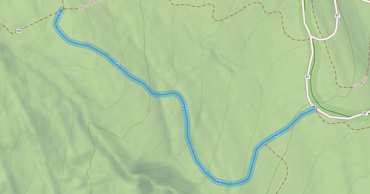 Map preview of Back Door (Closed December 1 - Jun 15)