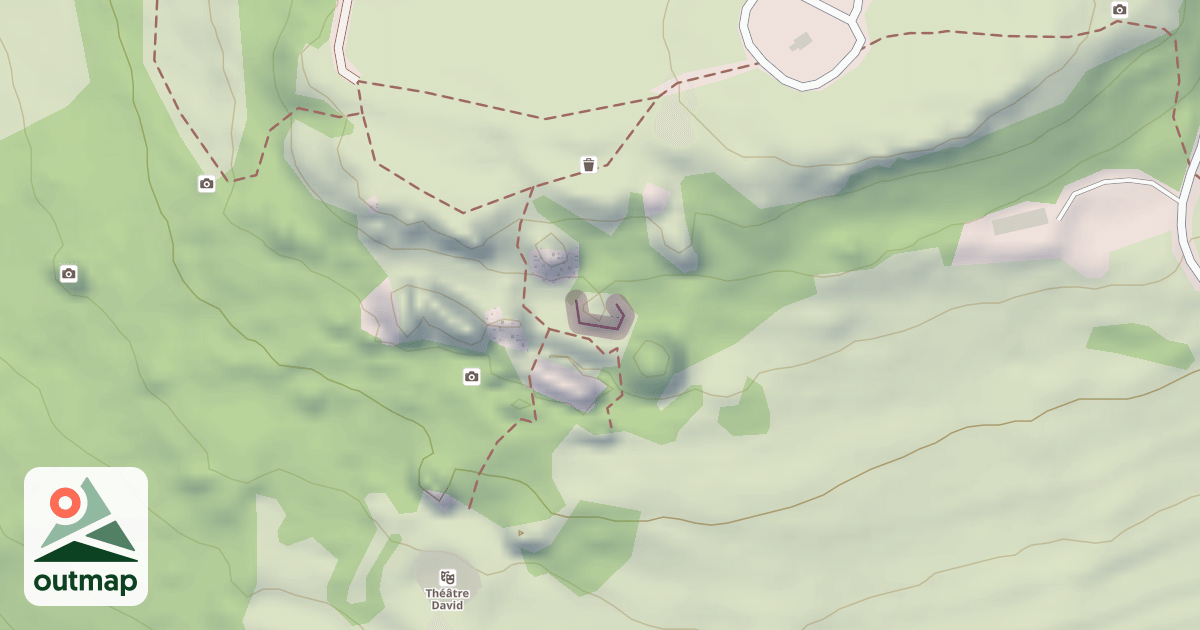 Map of Climbing Crag