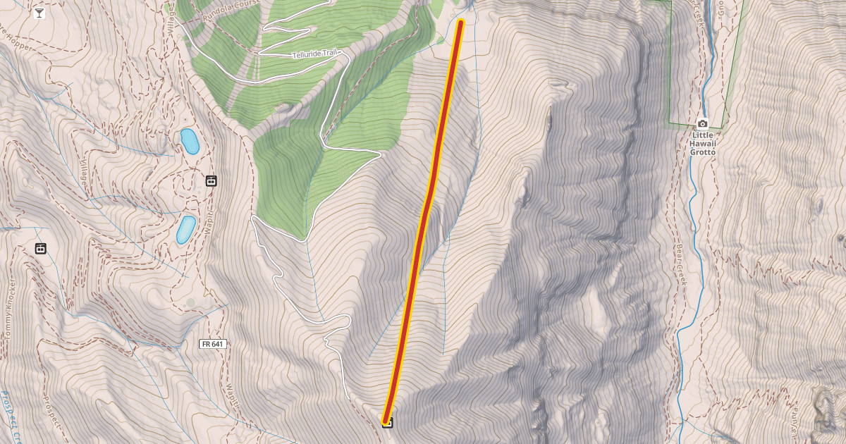 Map preview of Plunge Lift