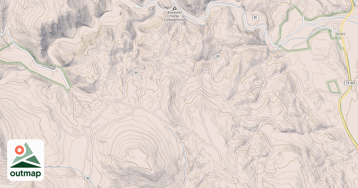 Map of Centennial On Northern Hills