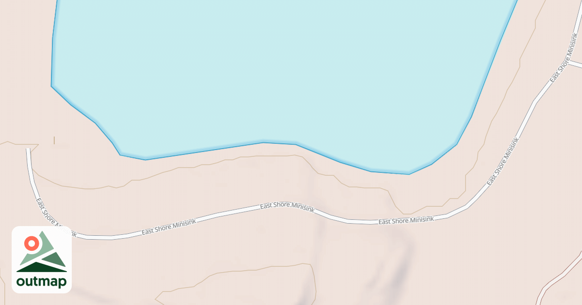 Map of Edgemere-Pecks Pond - Snowmobile Trails