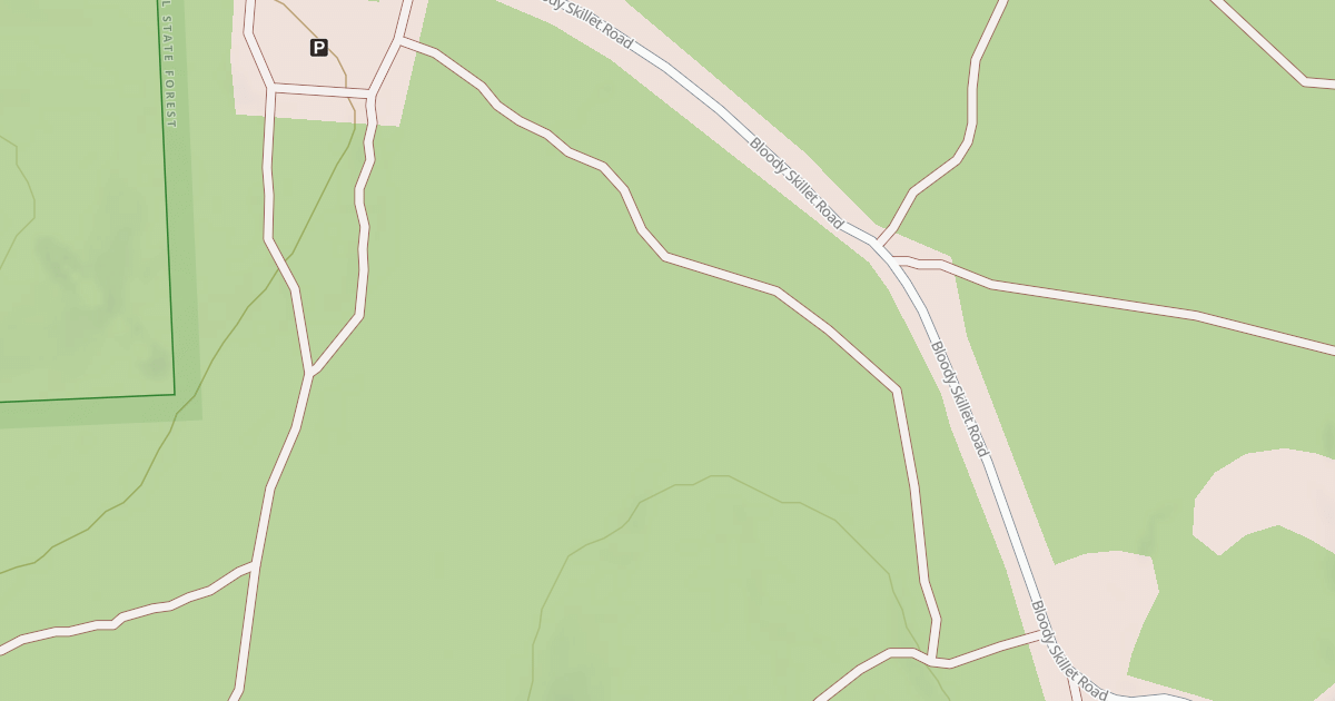 Map preview of Bloody Skillet ATV Trail