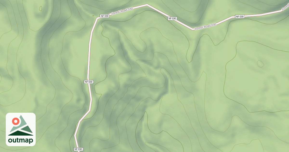 Map of MANSFIELD MTN ROAD