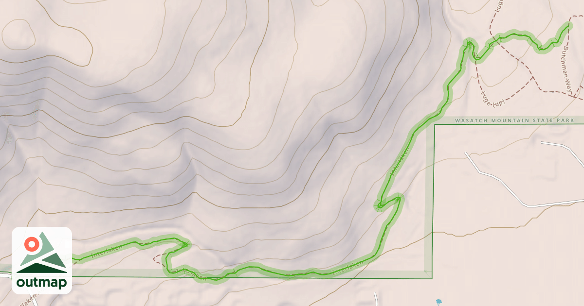 Map of Interlaken