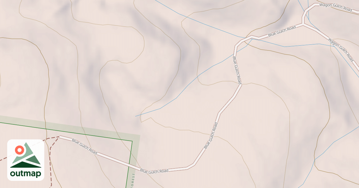 Map of BLUE GULCH