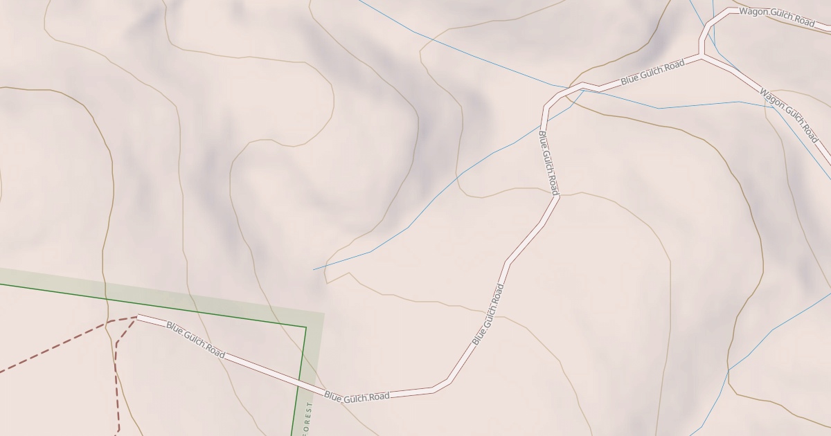 Map preview of BLUE GULCH