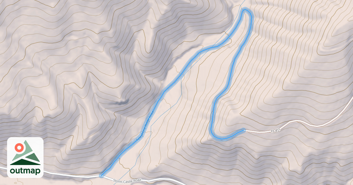 Map of Telephone Ridge Road