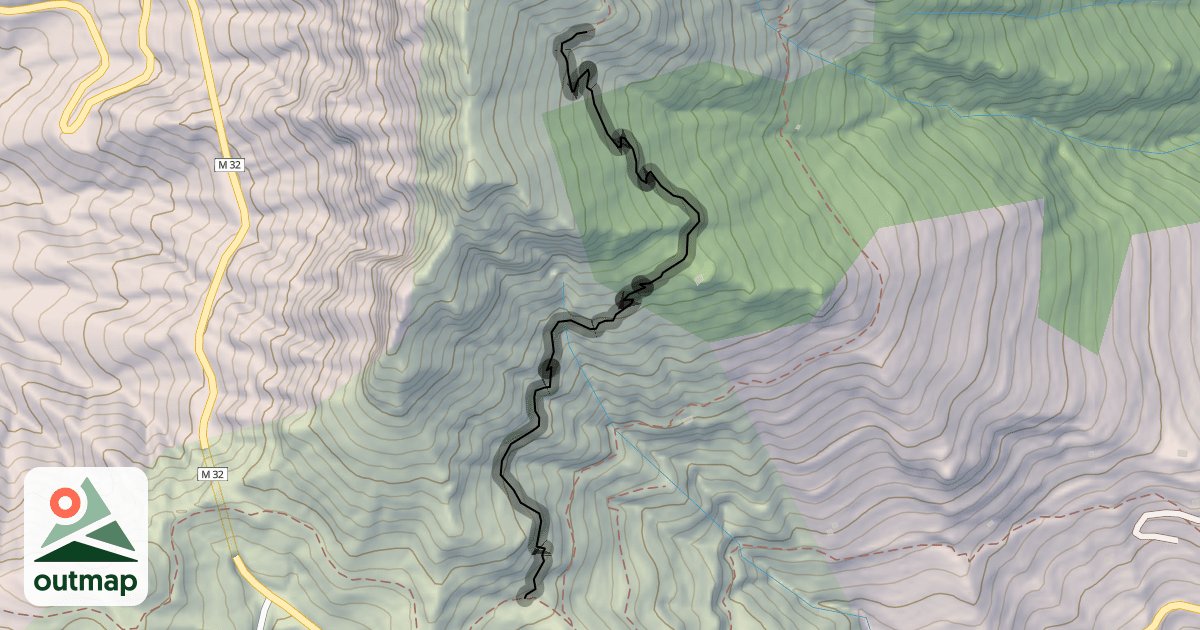Map of Chemin d'Utelle à Manonive