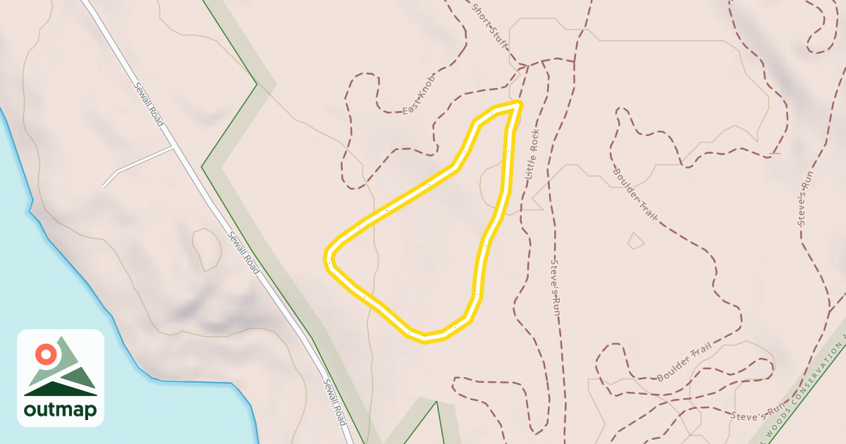 Map of Lookout Loop