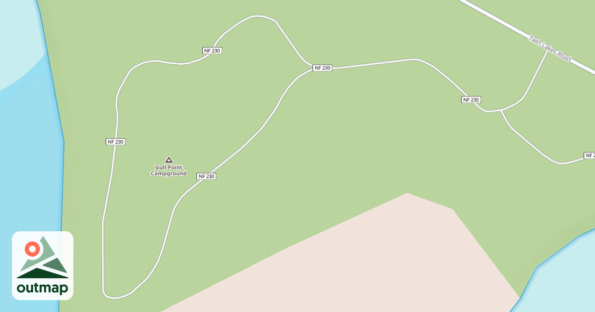 Map of CAMPGROUND LOOP