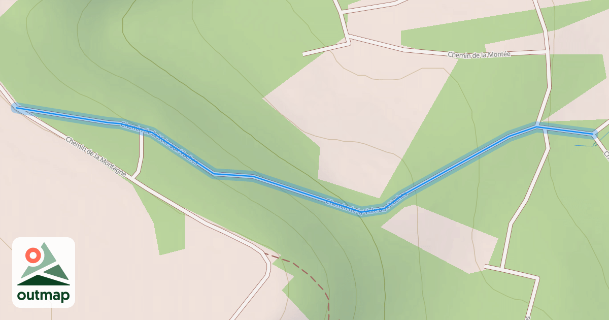 Map of Chemin de la Voie aux Vaches