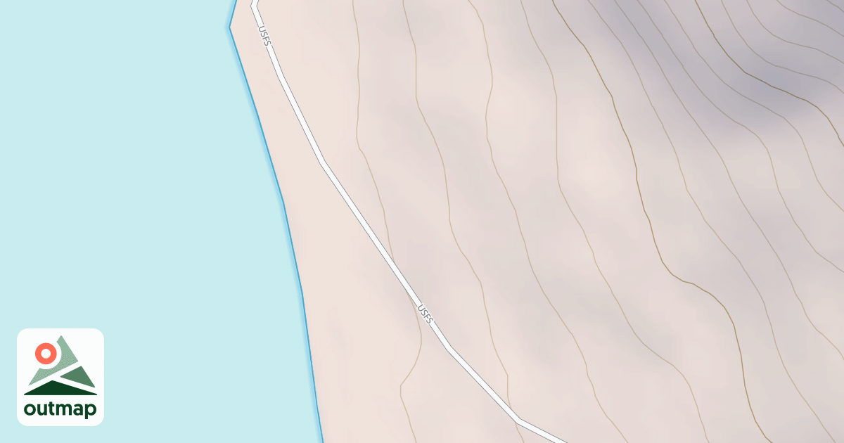 Map of Twin Lakes Road