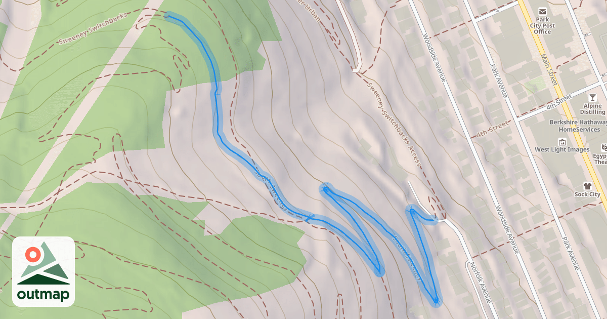 Map of South Sweeney
