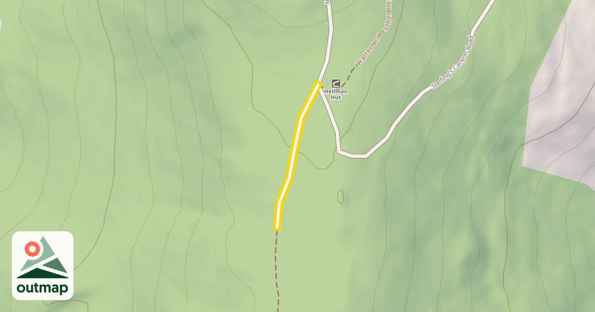 Map of Hellman Way