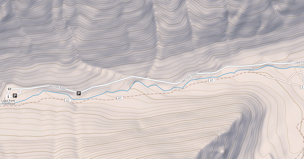 Map preview of LAKE FORK