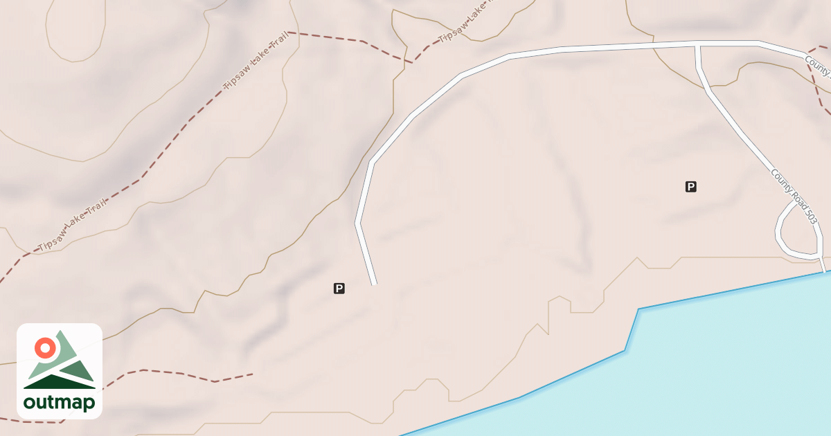 Map of TIPSAW LAKE