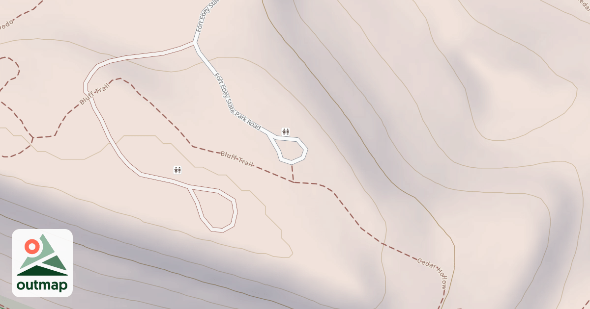 Map of Hill Valley Drive