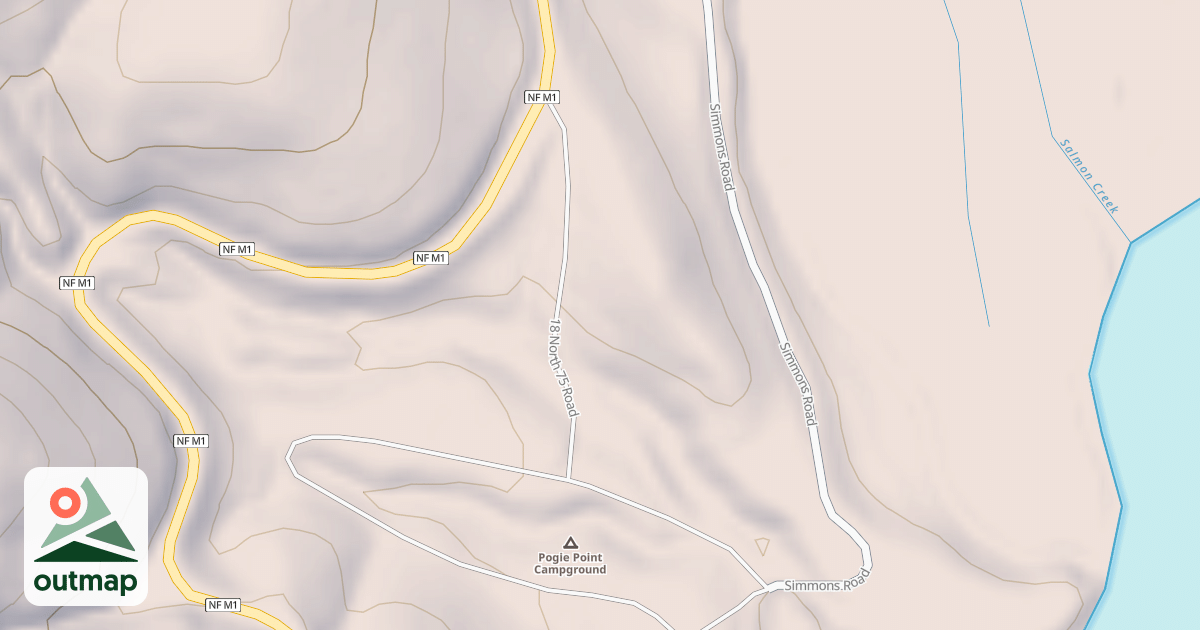 Map of POGIE POINT C.G.