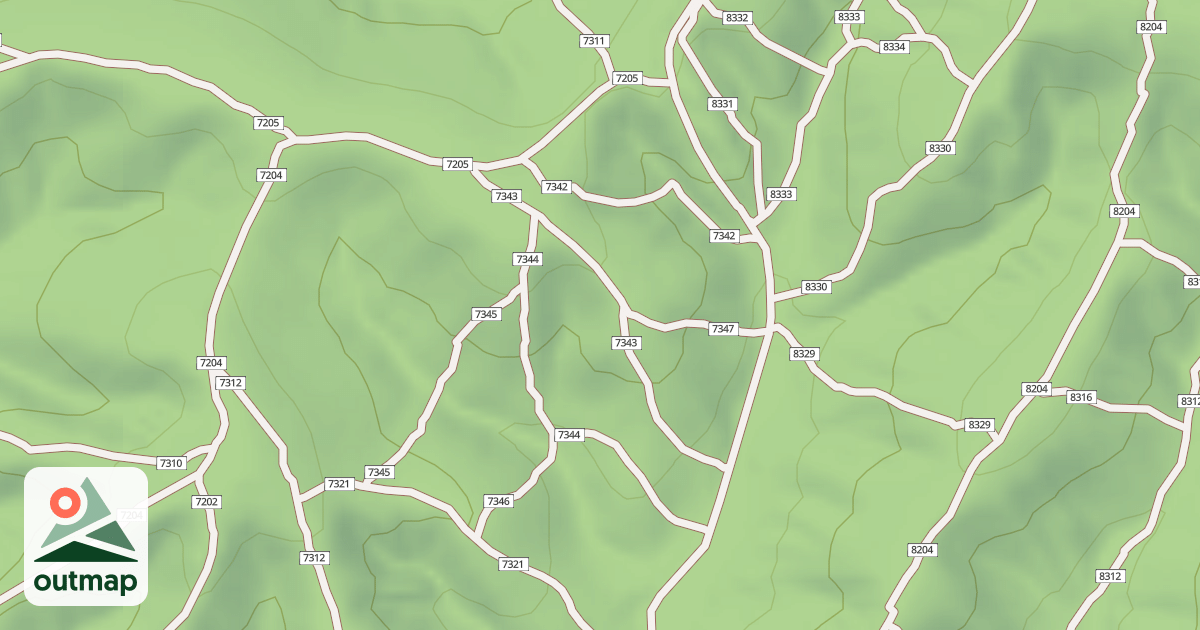 Map of USFS Motor Vehicle Use Map Trails 19931