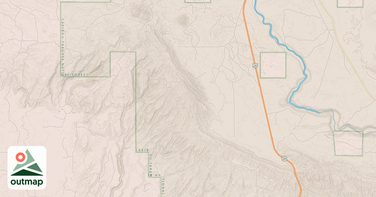 Map of BIG BEND RIDGE TRAIL