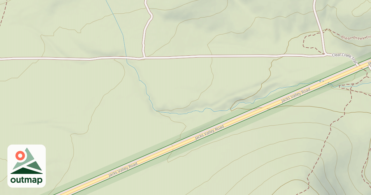 Map of MANAGEMENT AREA ROAD