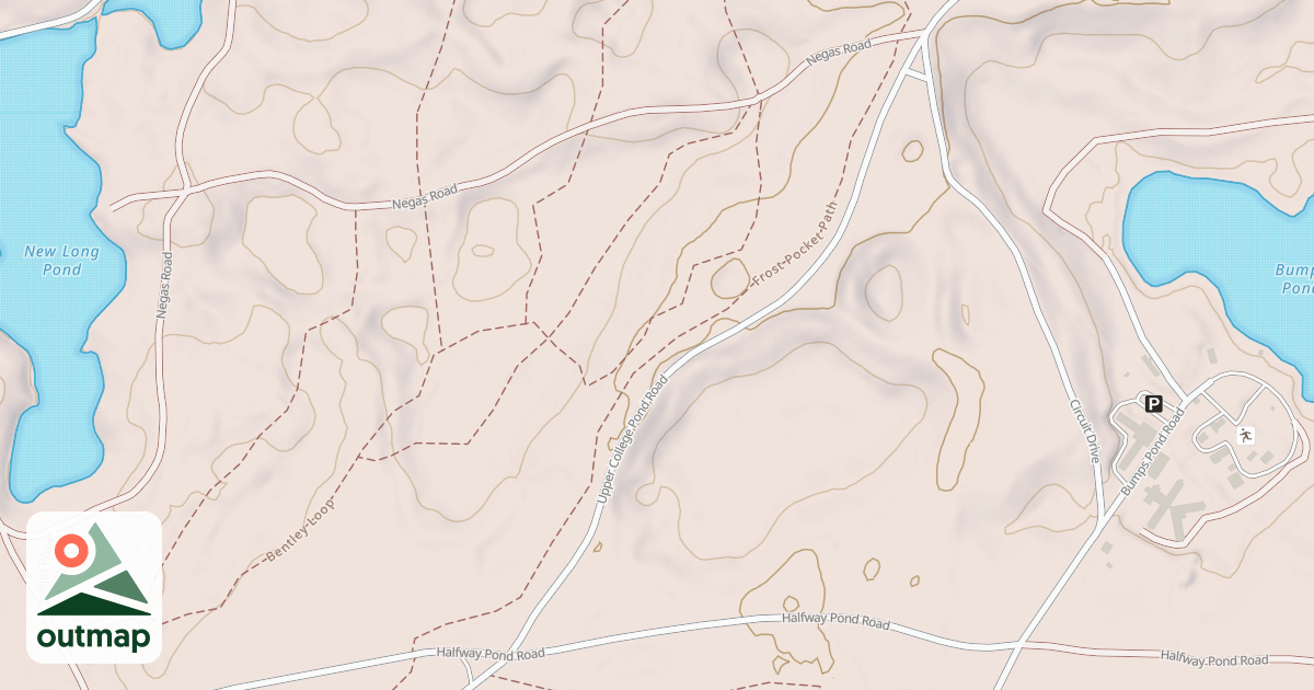 Map of Frost Pocket Path