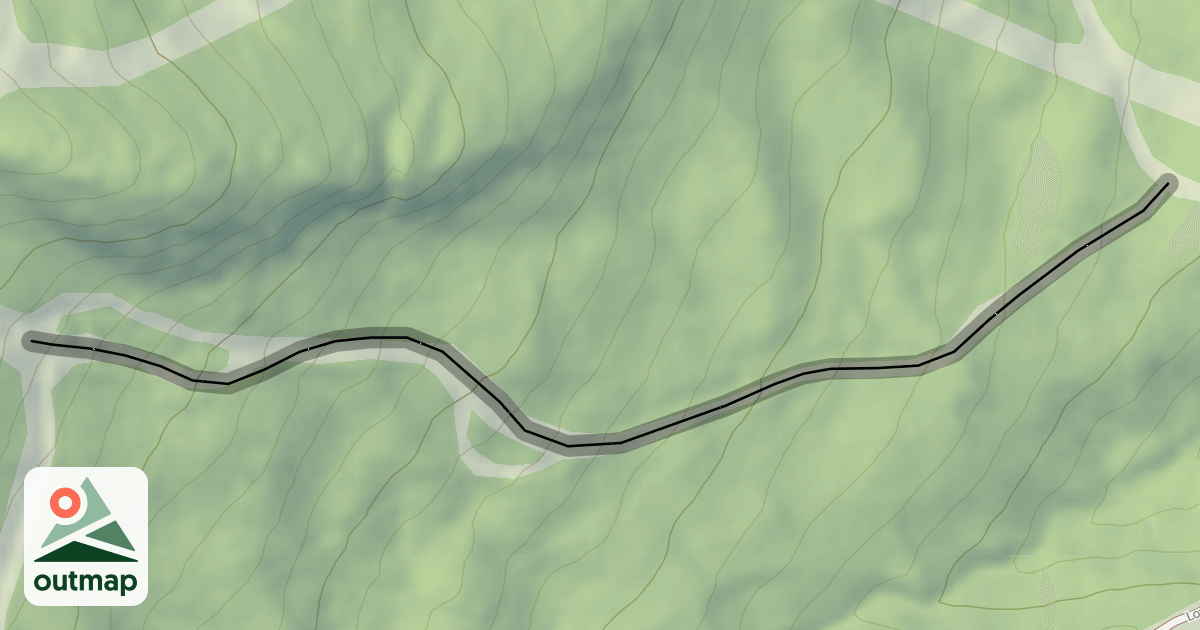 Map of Lower Castlerock Run