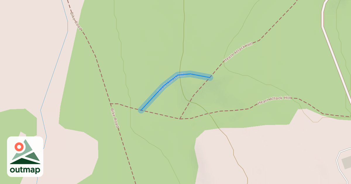 Map of Heart Attack Hill