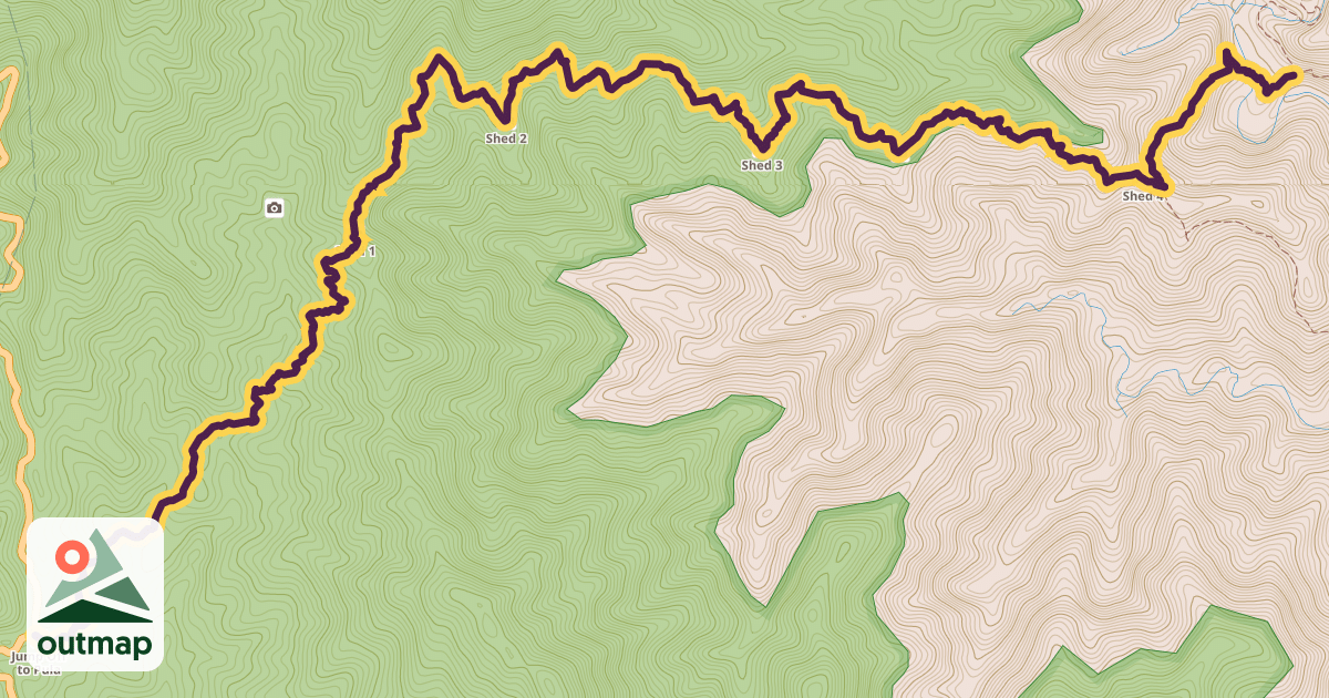 Map of Trail to Pula