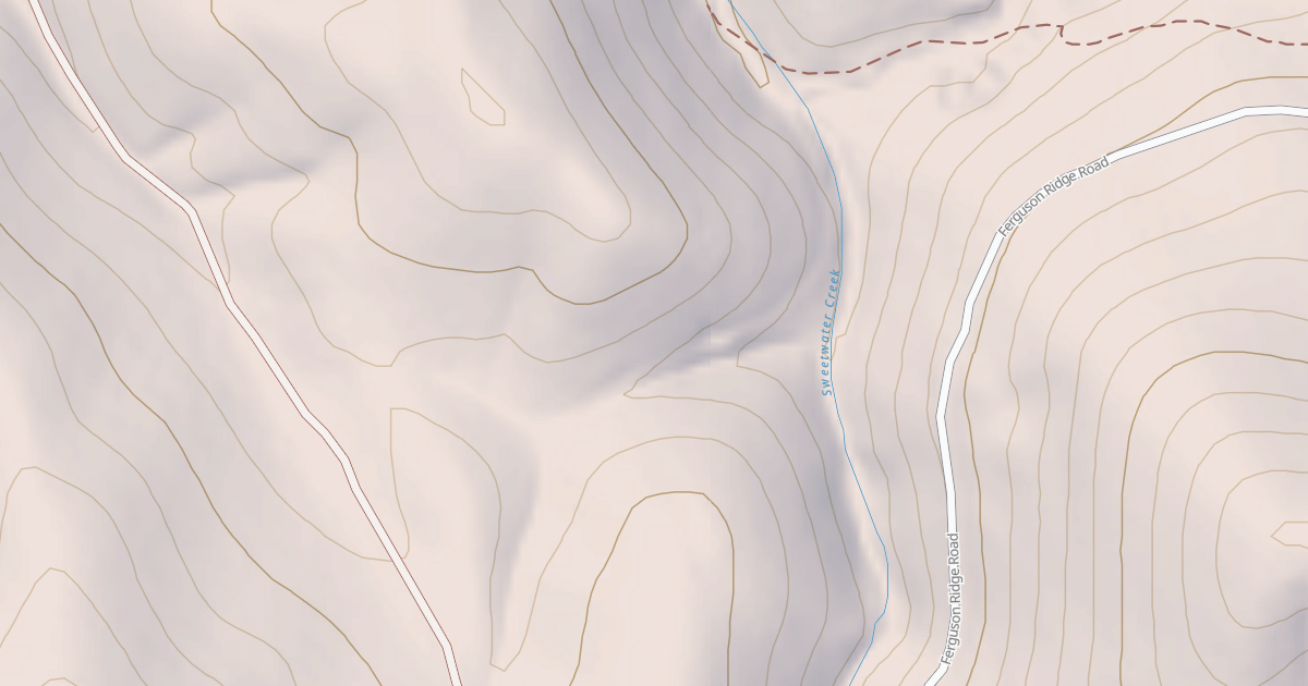 Map preview of BRONSON SPUR