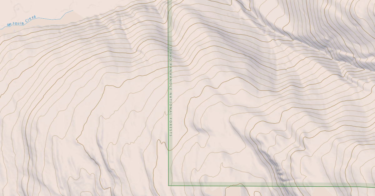 Map preview of CLARK FORK RANGER STATION