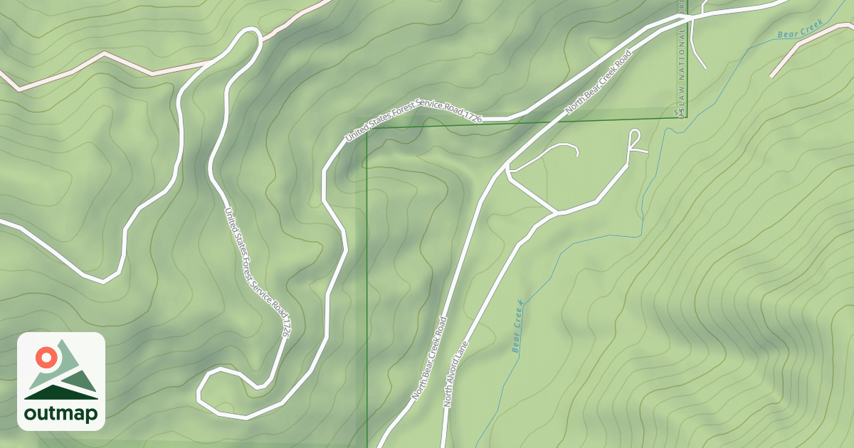 Map of OSTERMAN CABIN