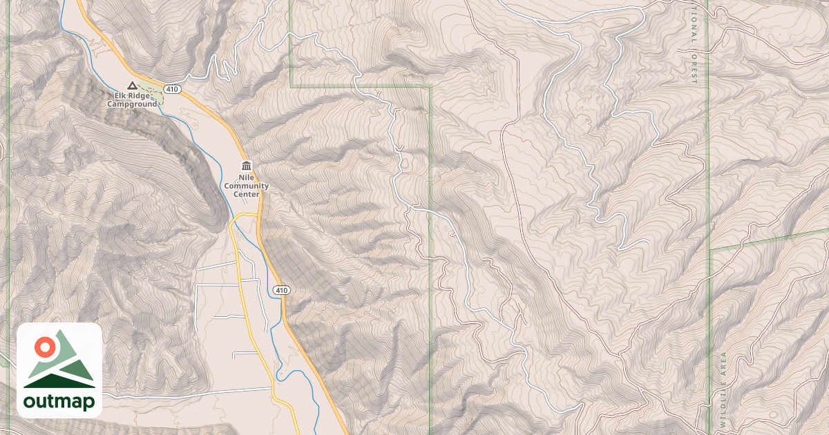 Map of MUD LAKE