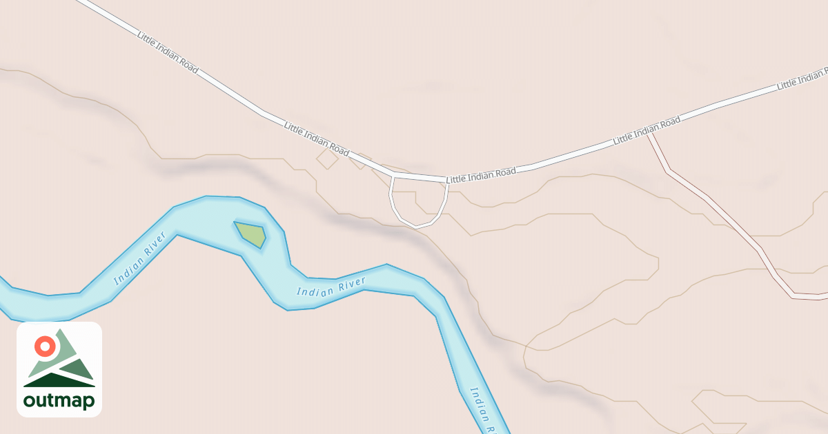 Map of LITTLE INDIAN SPUR D