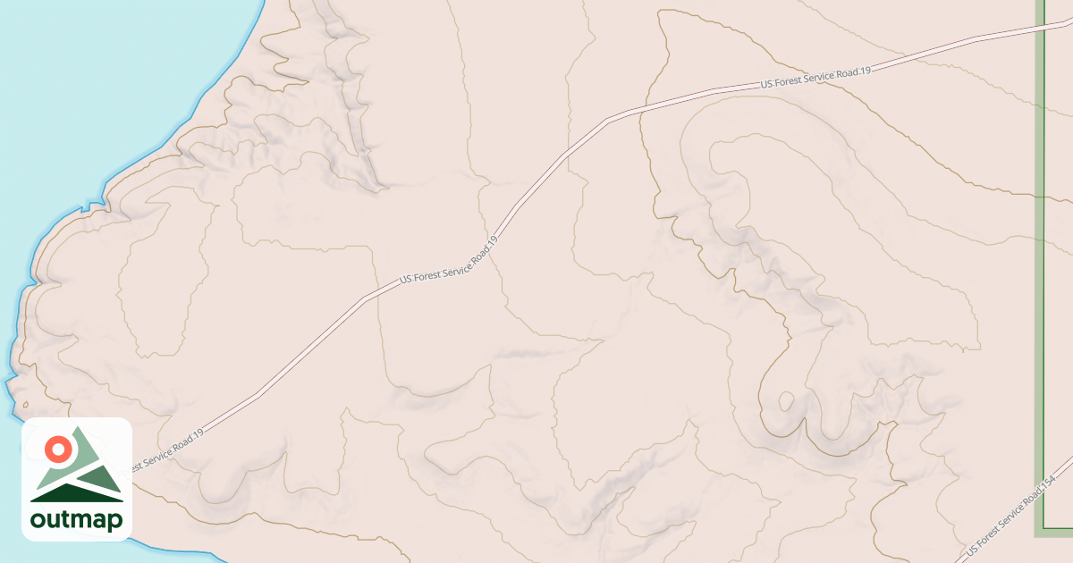 Map of EAST BUCKBOARD A-B
