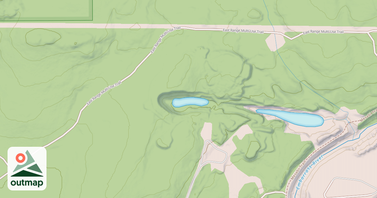 Map of East Range OHV Trail