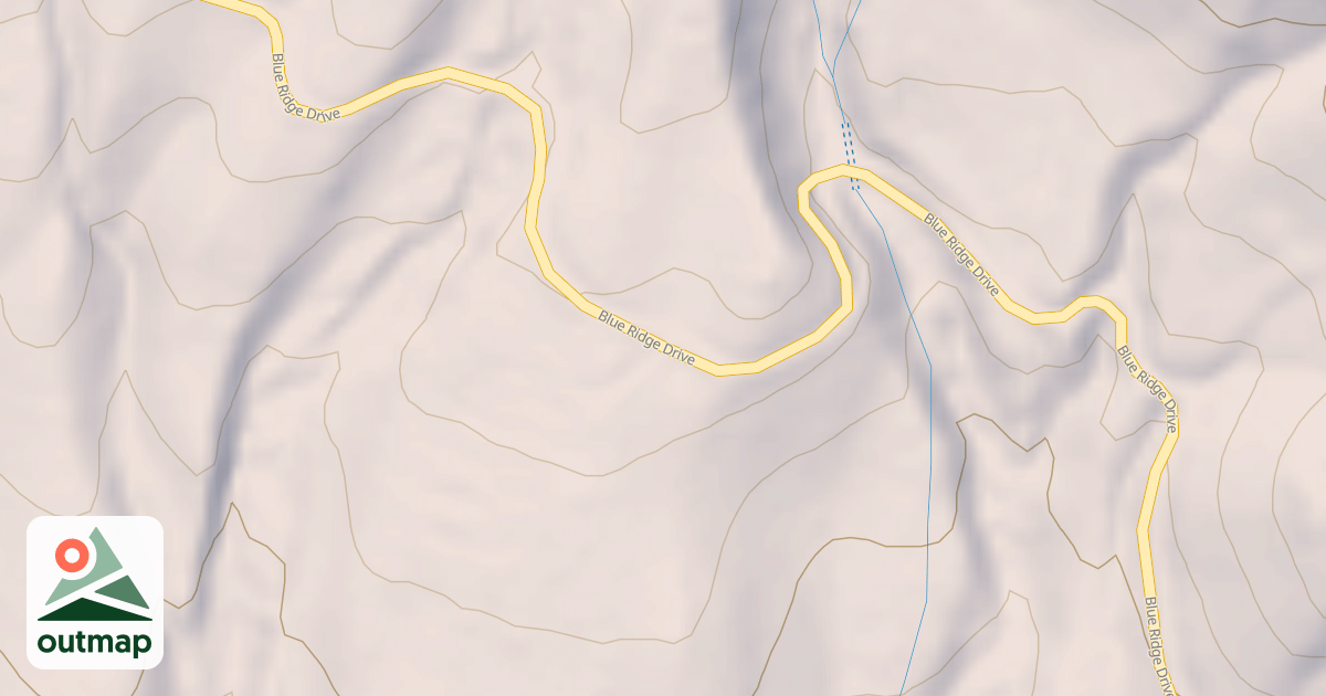 Map of BACKBONE CREEK