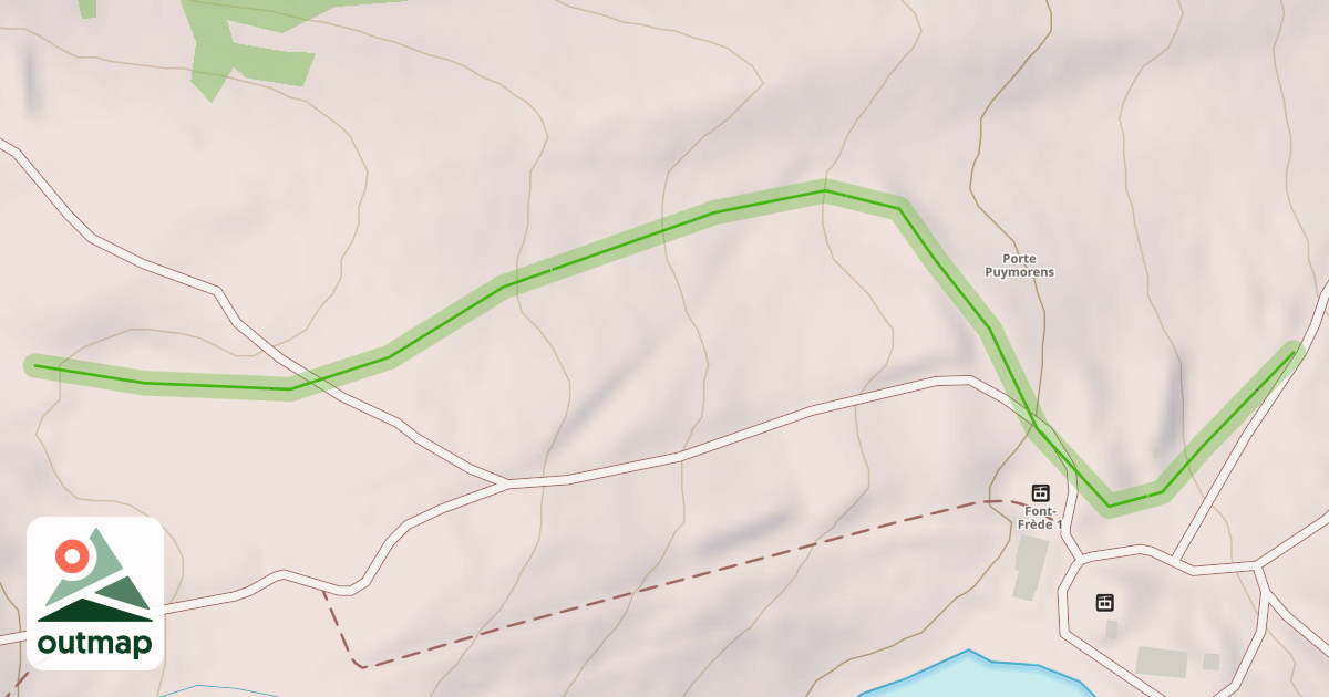 Map of Baby Font Frède
